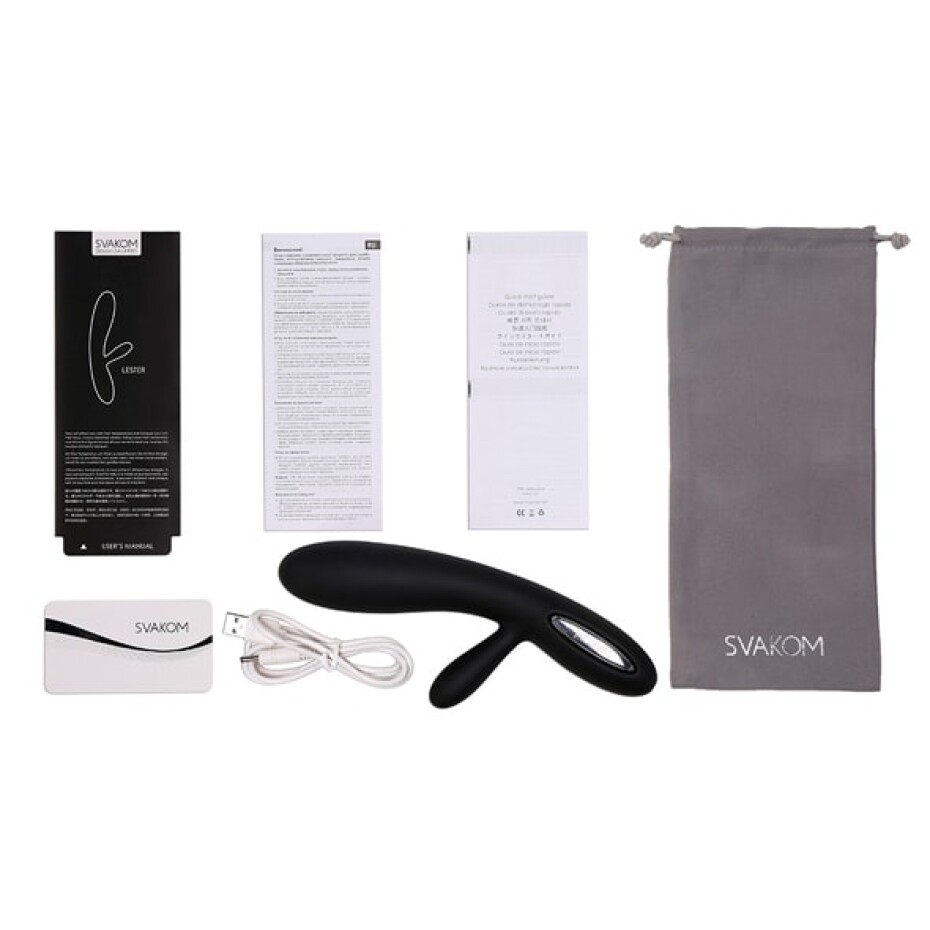 Svakom - Lester Heating Vibrator Black - main (3)