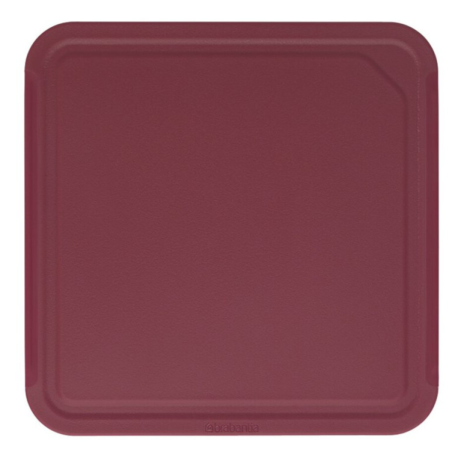 Prkénko na krájení 25 x 25 cm, vínová, plast, Brabantia - main (0)