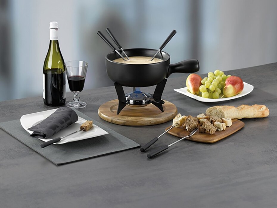 KELA Sýrové fondue COUNTRY nerez / keramika o22 cm KL-16640 - main (2)