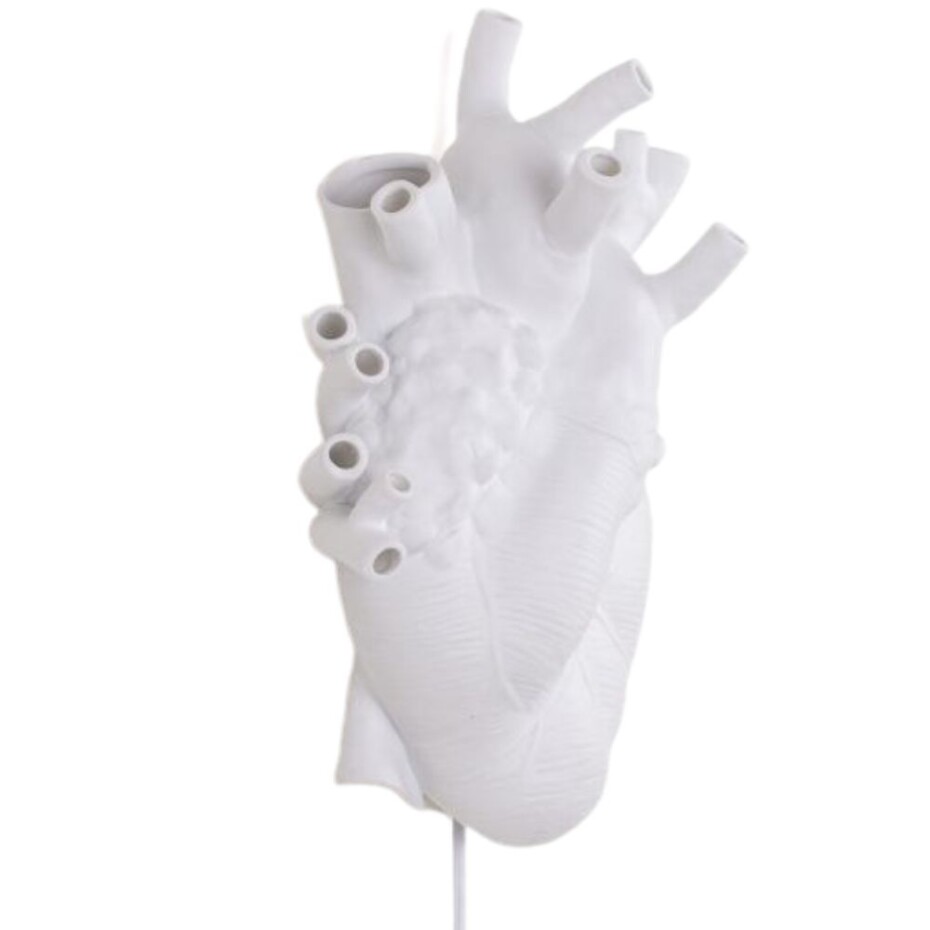 Nástěnné dekorační světlo HEART 32 cm, bílá, Seletti - main (3)