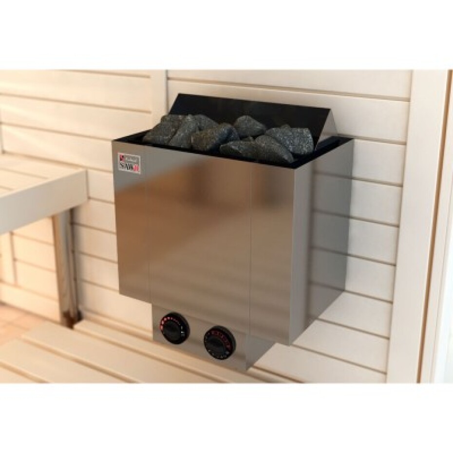 Sawo sunová kamna elektrická MINI 3,0KW NB Steel - main (0)