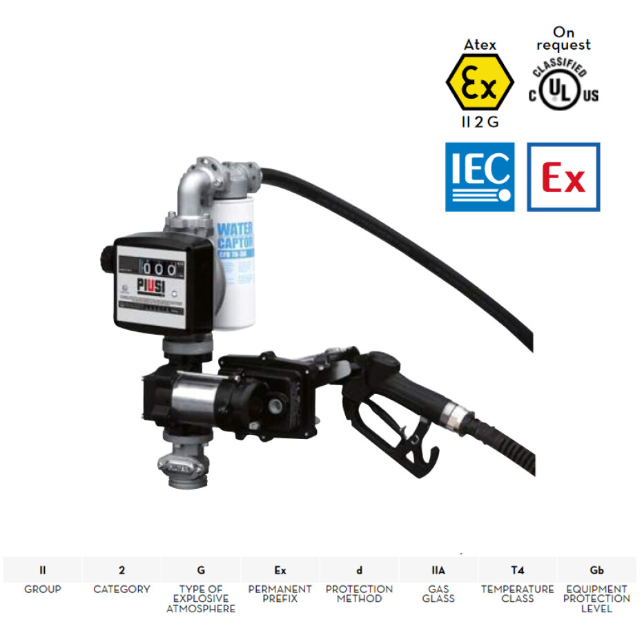 Výdejní automat PIUSI DRUM EX50 230V Man + K33 ATEX - main (2)