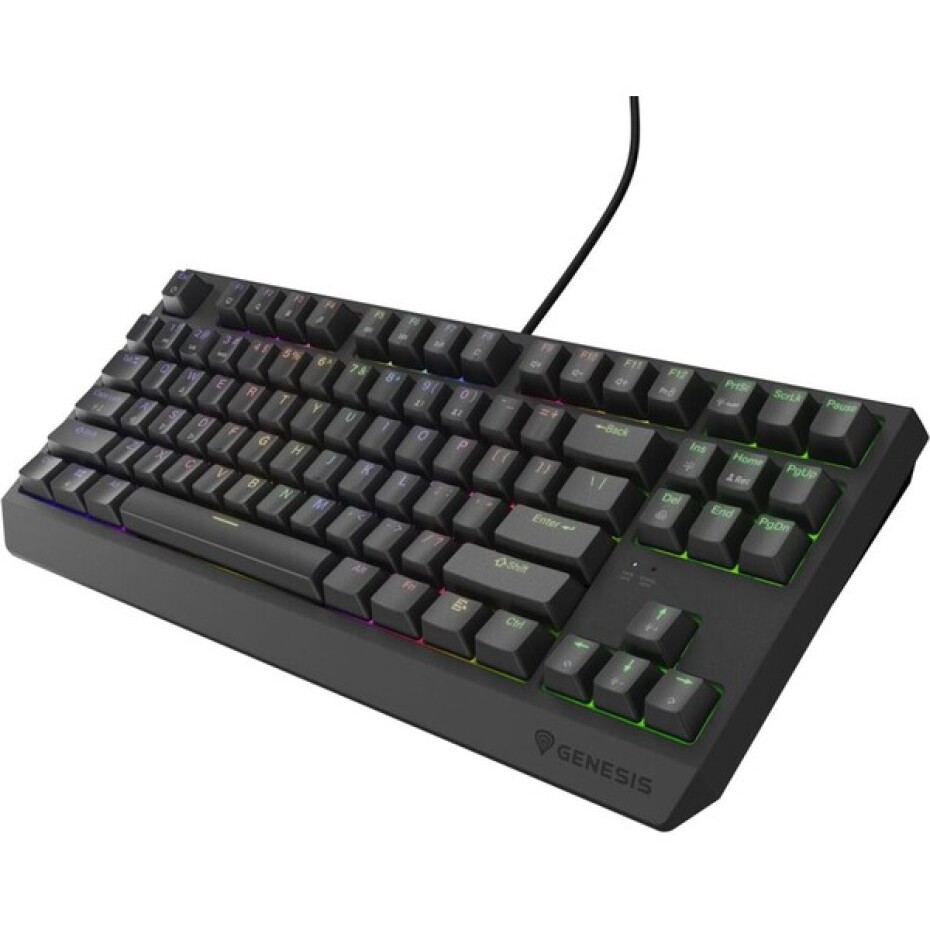 Genesis THOR 230 TKL RGB mechanická klávesnice černá Outemu Brown - main (3)