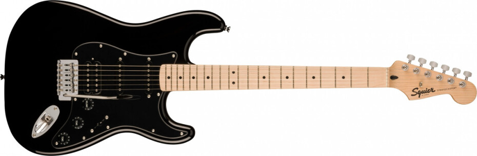 Fender Squier Sonic Stratocaster HSS - Black - main (0)
