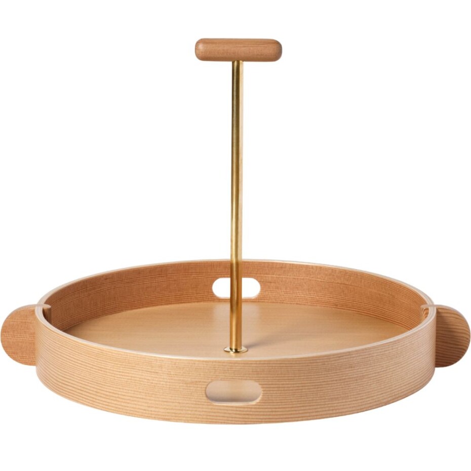 Servírovací podnos JH TRAY 38 cm, hnědá, dřevo, Fritz Hansen - main (0)