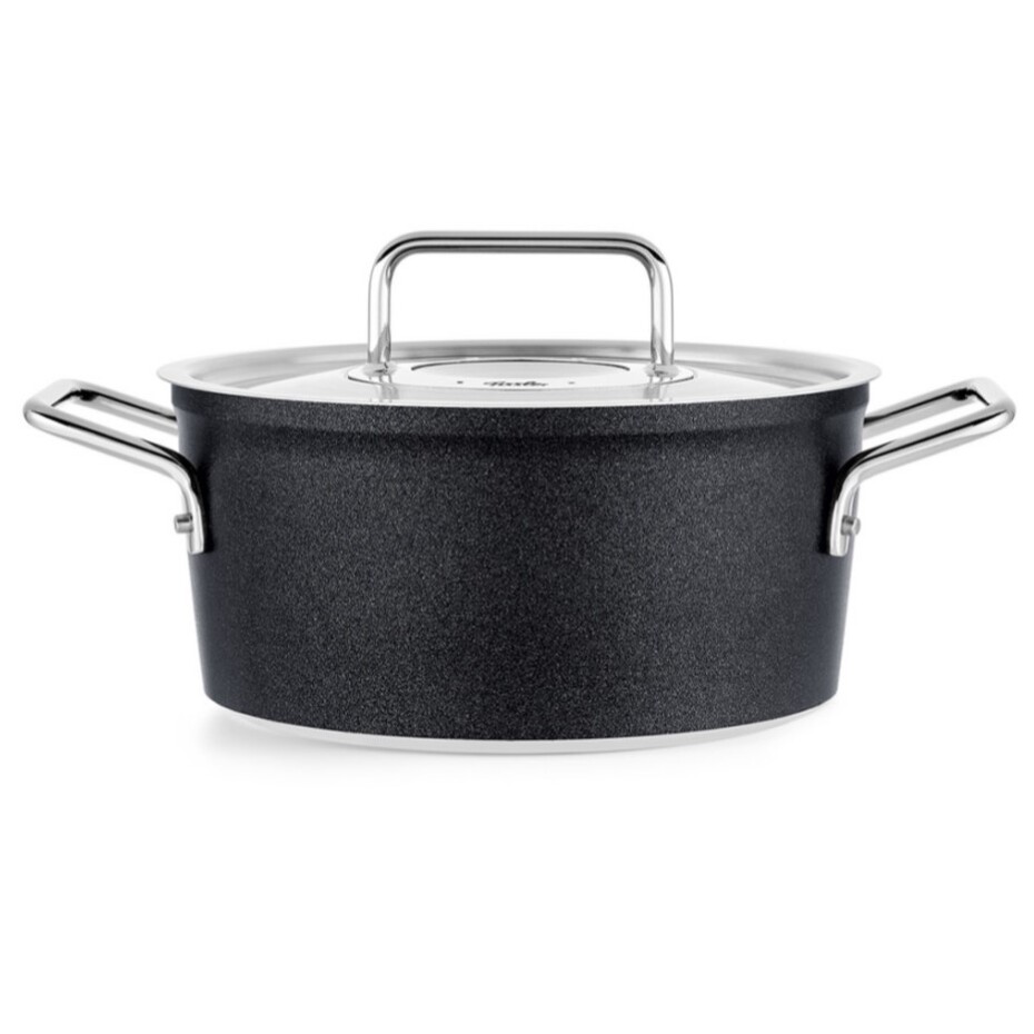 Vysoký kastrol ADAMANT 20 cm, černá, hliník, Fissler - main (3)