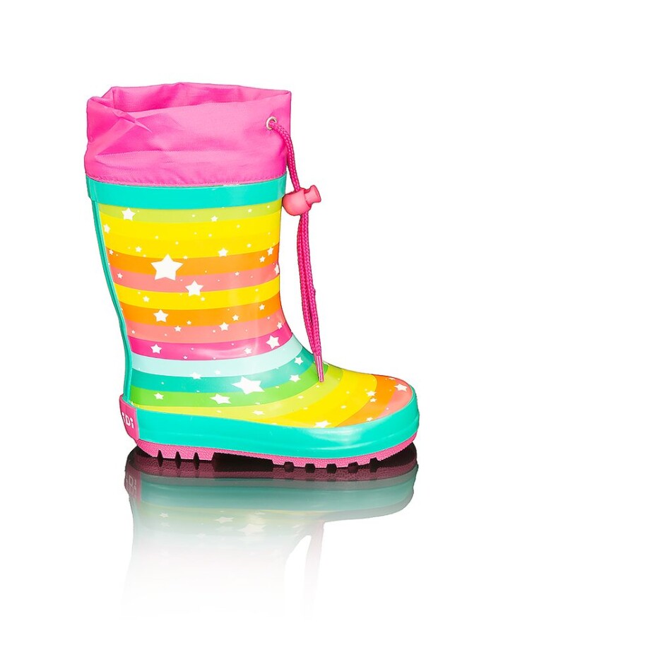 dívčí holínky gumové - potisk rainbow, Pidilidi, PL0051-01, holka - 32 - main (7)