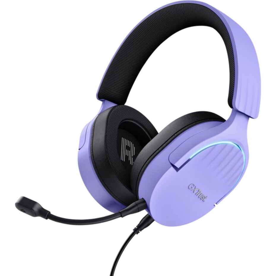 Trust GXT490 Fayzo 7.1 USB herní sluchátka, fialová - main (0)
