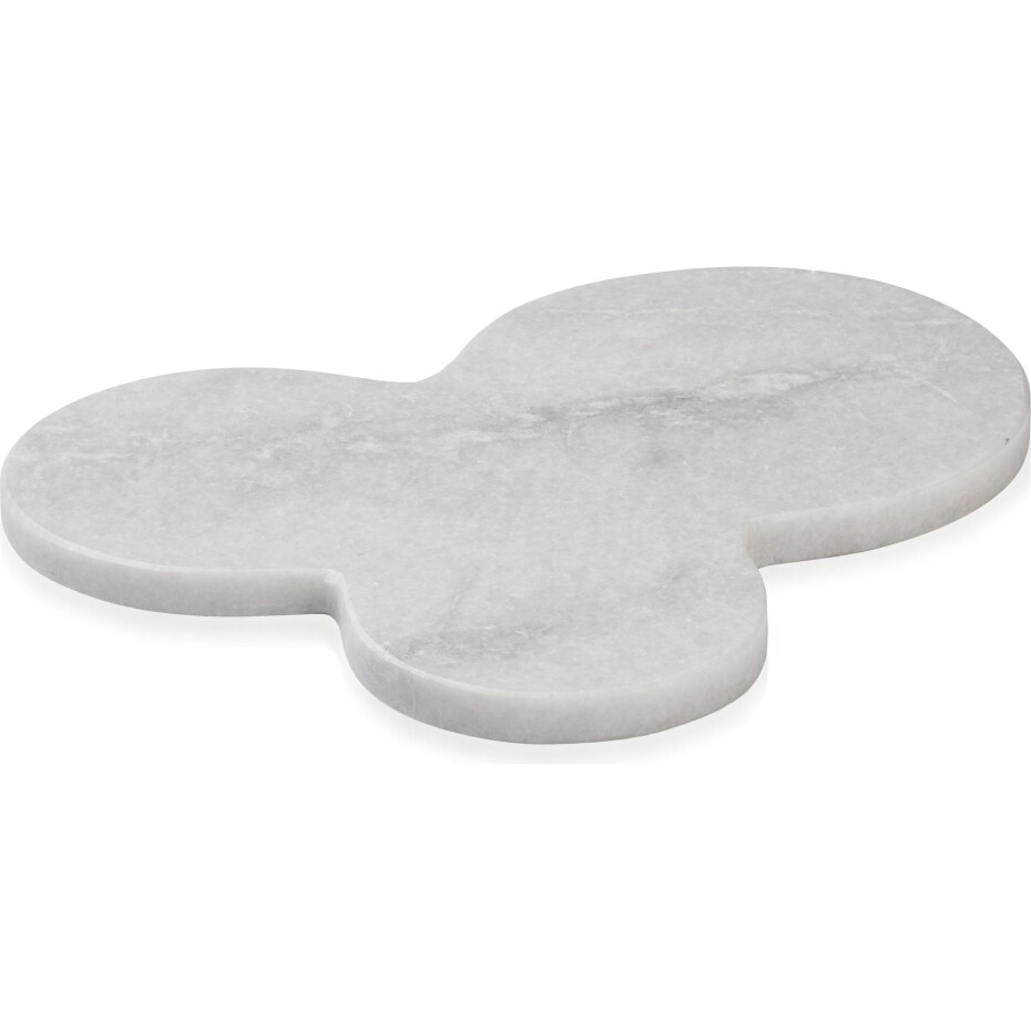 Dekorativní podnos SKAGEN 26 cm, šedá, mramor, Humdakin - main (0)