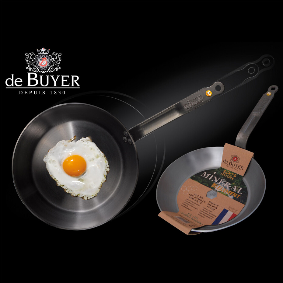 Pánev na smažení MINERAL B 26 cm, ocel, de Buyer - main (2)