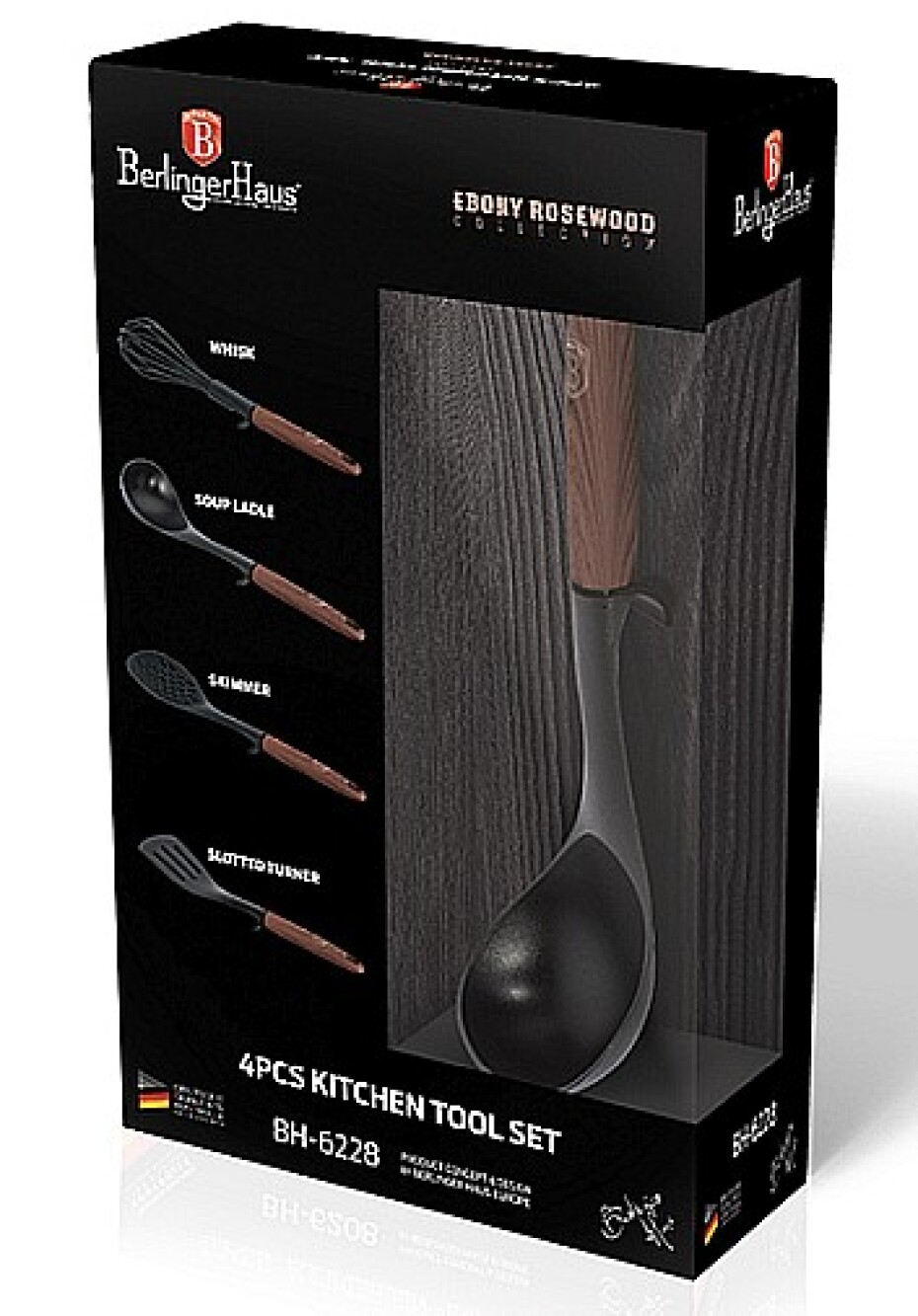 BERLINGERHAUS Kuchyňské náčiní sada 4 ks Ebony Line Rosewood BH-6228 - main (4)