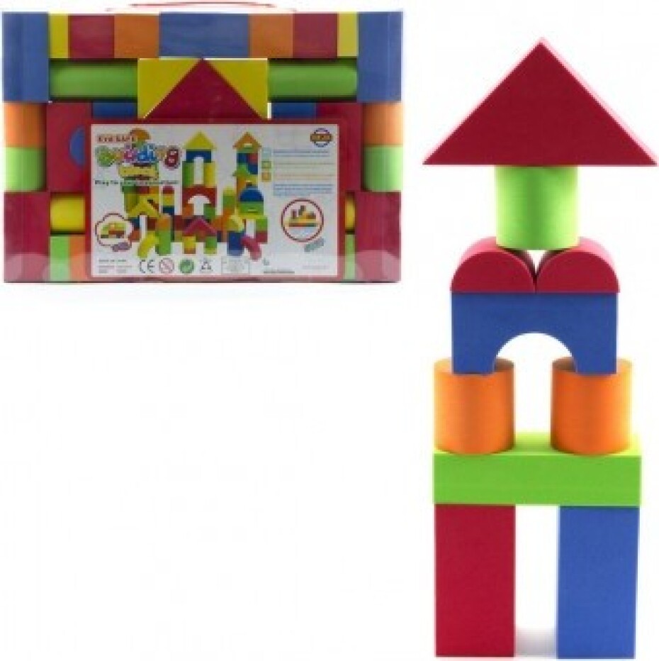 Teddies Kostky pěnové 41ks v plastové tašce 32x21cm - main (0)