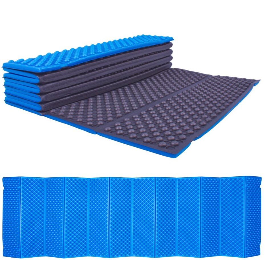 Sportago skládací XPE podložka 186x56x1,5 cm, modrá - main (0)