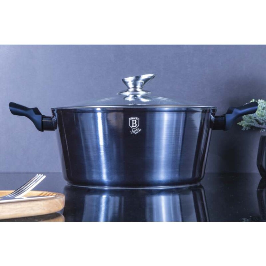 BERLINGERHAUS Kastrol s mramorovým povrchem a poklic 30 cm Metallic Line Aquamarine Edition BH-7148 - main (6)