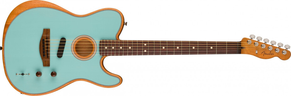 Fender Acoustasonic Player Telecaster - Daphne Blue Limited Edition - main (0)