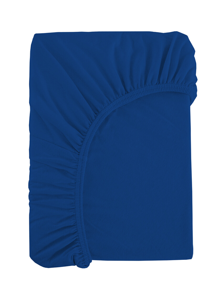 B.E.S. - Petrovice, s.r.o. Prostěradlo Jersey bavlna IDEAL - Královská modř Rozměr: 160 x 200 - main (1)