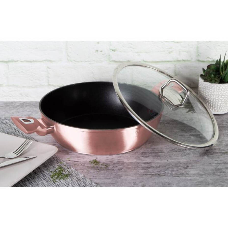 BERLINGERHAUS Pekáč s poklicí s titanovým povrchem 28 cm I-Rose Edition  BH-6037 - main (2)
