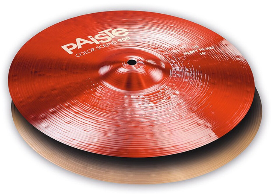 Paiste 900 Color Sound Red Heavy Hihat 14” - main (0)
