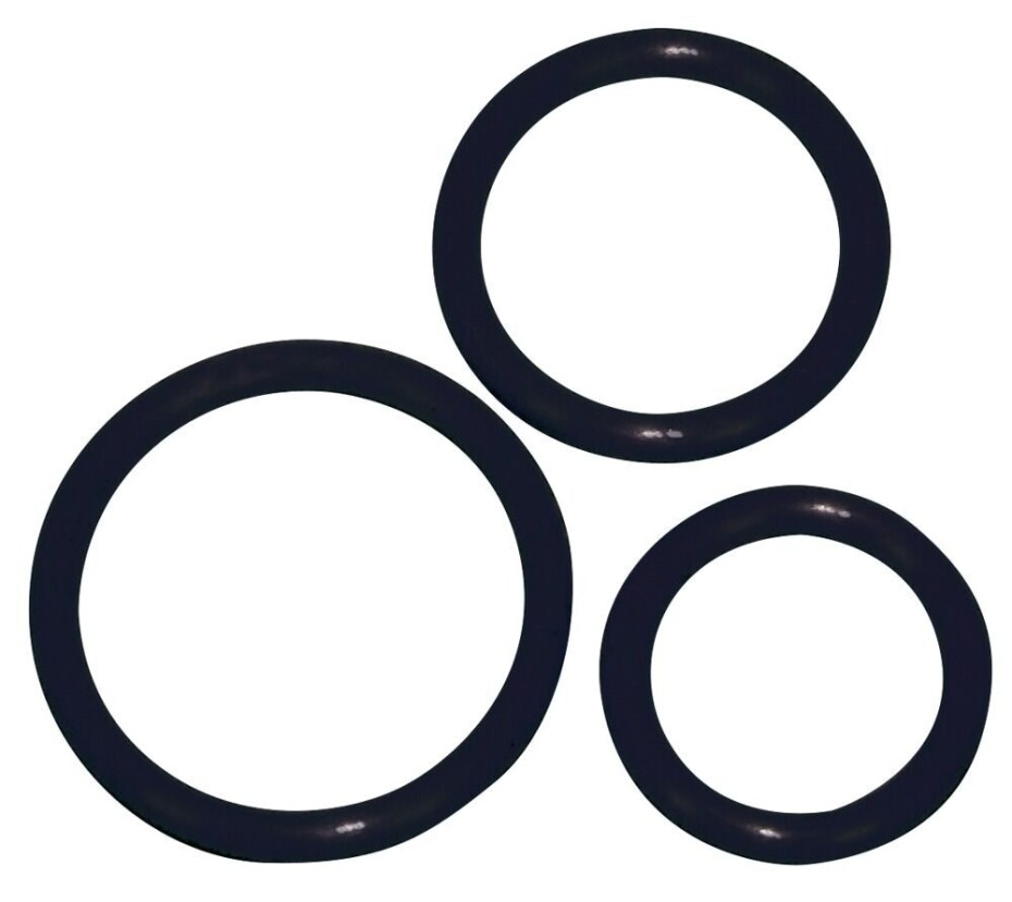 You2Toys Silicone Cock Ring Set 3 pcs - main (0)