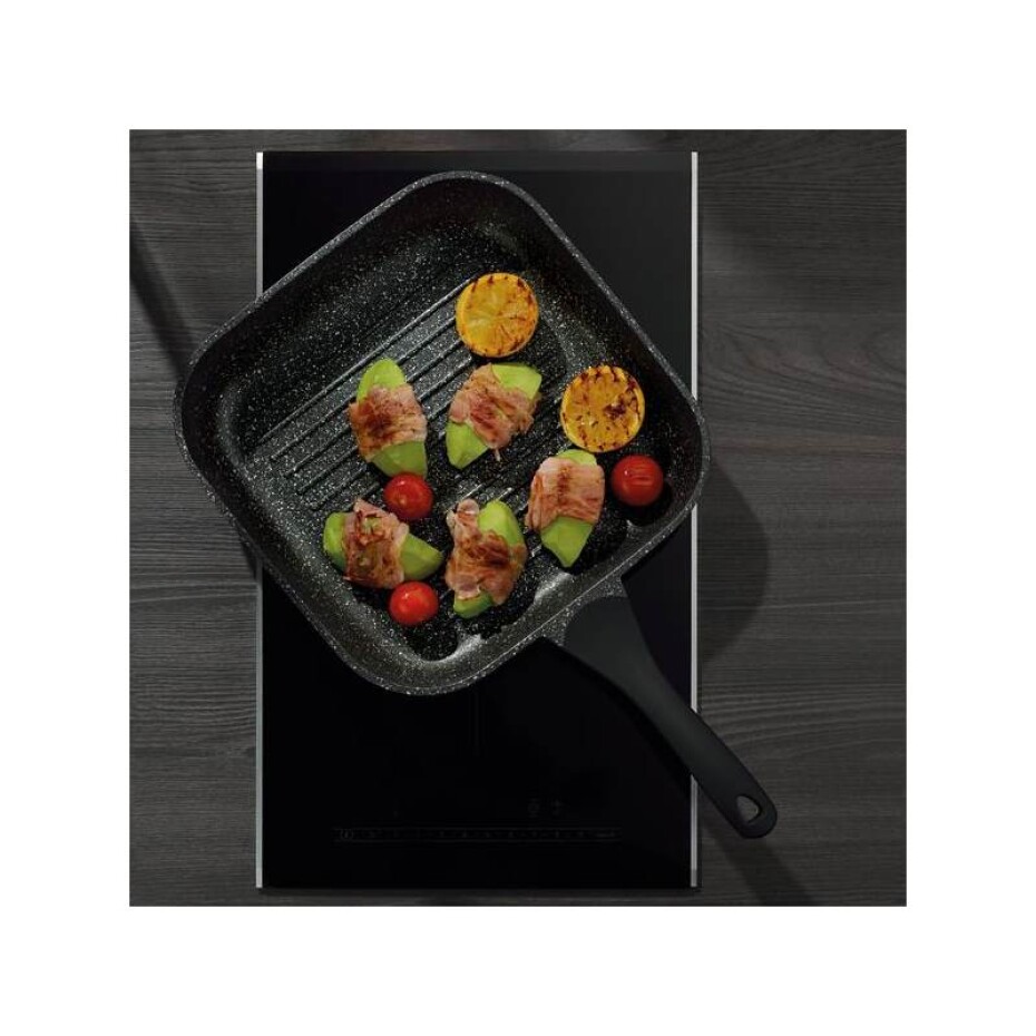 KELA Grilovací pánev Stella Nova litý hliník černá 28,0x28,0x6,0cm KL-12228 - main (2)