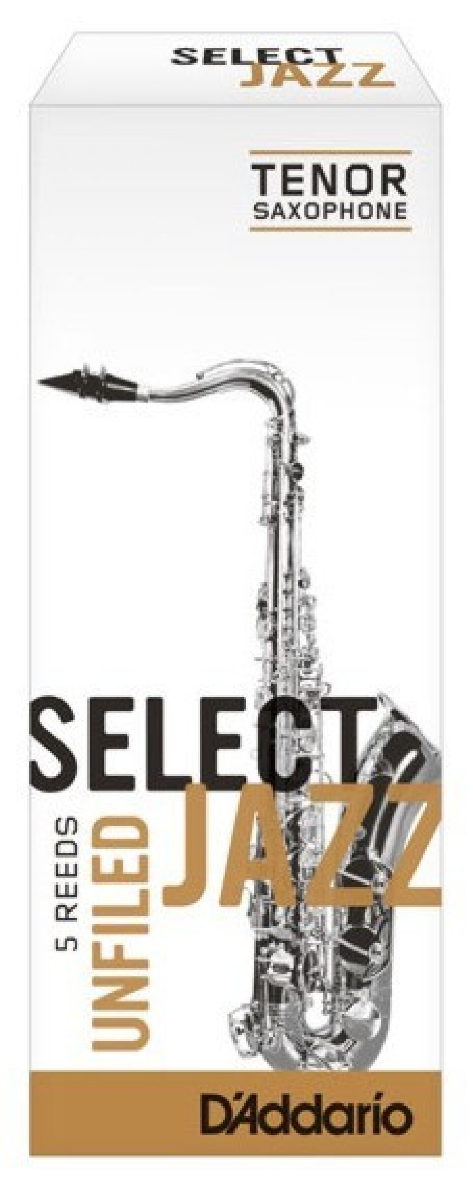 Rico RRS05TSX3H Select Jazz - Tenor Saxophone Reeds - Unfiled - 3 Hard - 5 Box - main (0)