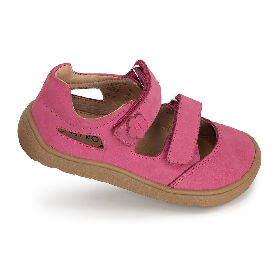 Dívčí sandály Barefoot PADY KORAL, Protetika, červená - 22 - main (2)