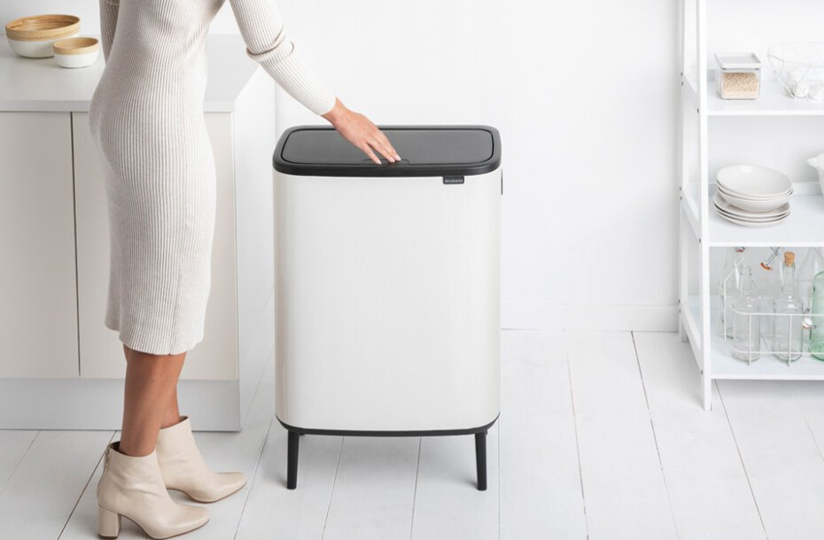 Dotykový odpadkový koš BO TOUCH BIN 2 x 30 l, bílá, Brabantia - main (15)