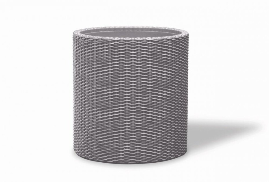 Keter Květináč Keter Cylinder M Silver Grey KT-610100 - main (0)