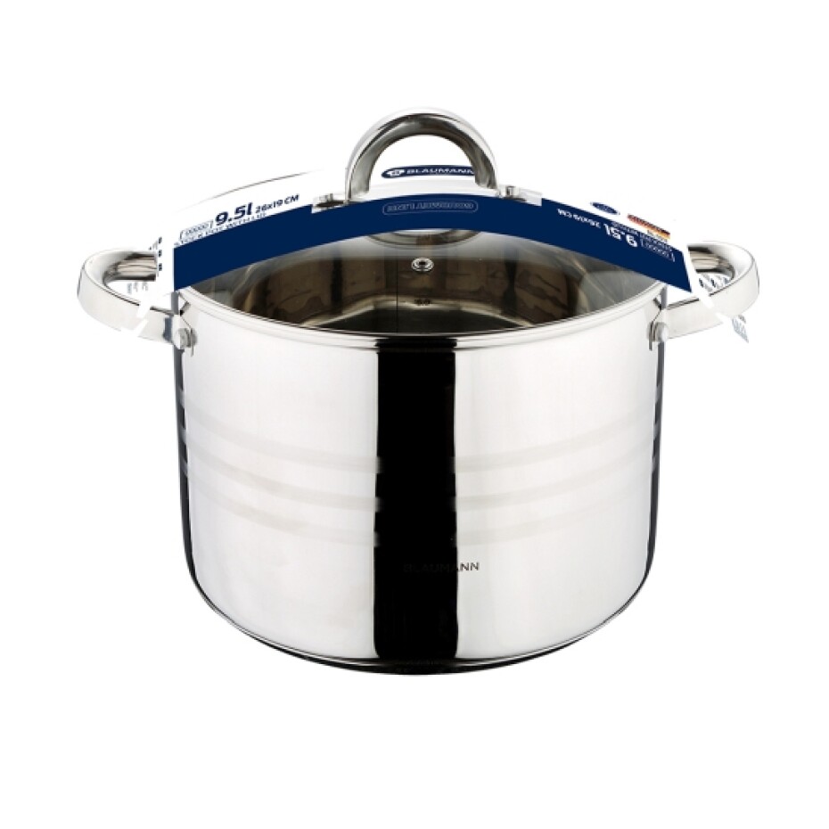 BLAUMANN Hrnec s poklicí nerez 9,5 l Gourmet Line BL-1011 - main (2)