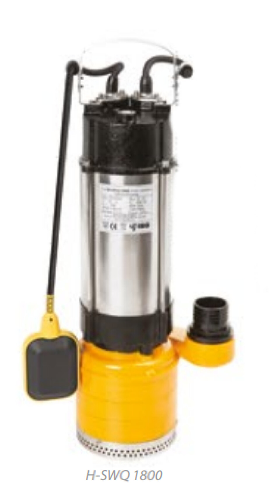 Vysokotlaké nerezové ponorné čerpadlo IBO H-SWQ 1800, 230V, kabel 10m s plovákem - main (0)