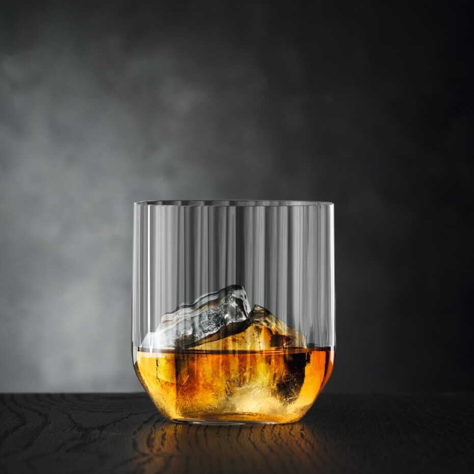 Sklenice na whisky LINEAR 345 ml, sada 4 ks, čirá, Spiegelau - main (1)