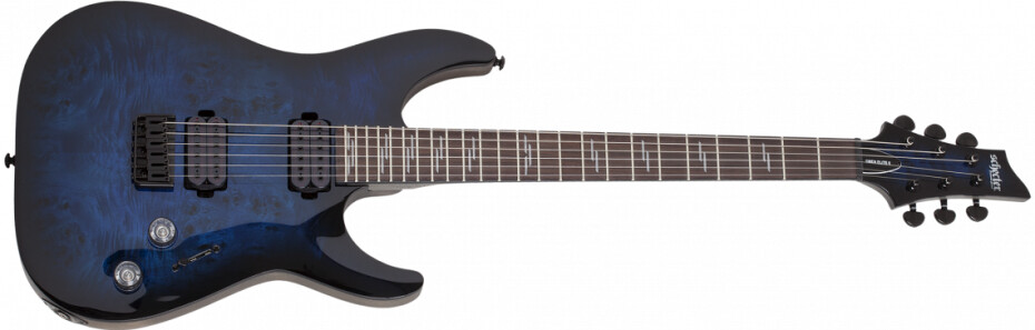 Schecter Omen Elite-6 - See-Thru Blue Burst - main (0)