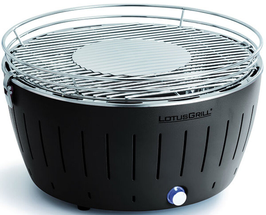 Stolní gril na uhlí, bezkouřový, šedá, LotusGrill - main (3)