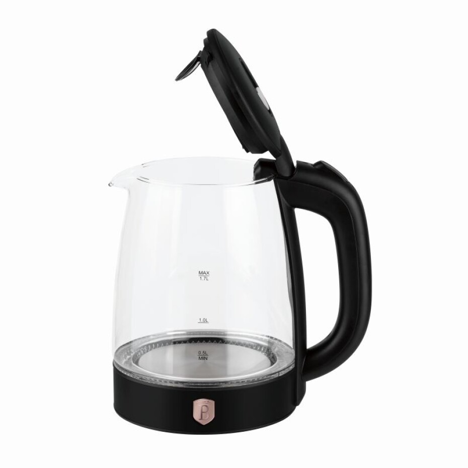 BERLINGERHAUS Rychlovarná konvice skleněná 1,7 l Black Rose Collection BH-9505 - main (2)
