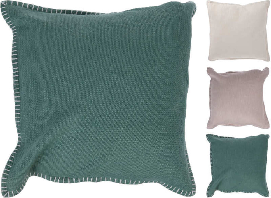 HOMESTYLING Polštář dekorační bavlna 45 x 45 cm bílá KO-A35822130bila - main (0)