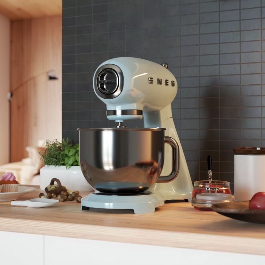 Kuchyňský robot SMF03PBEU, pastelově modrá, SMEG - main (2)