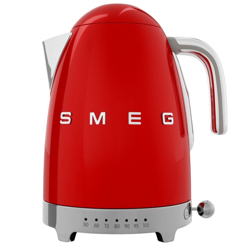 Rychlovarná konvice s regulací teploty KLF04RDEU 1,7 l, červená, SMEG - main (0)