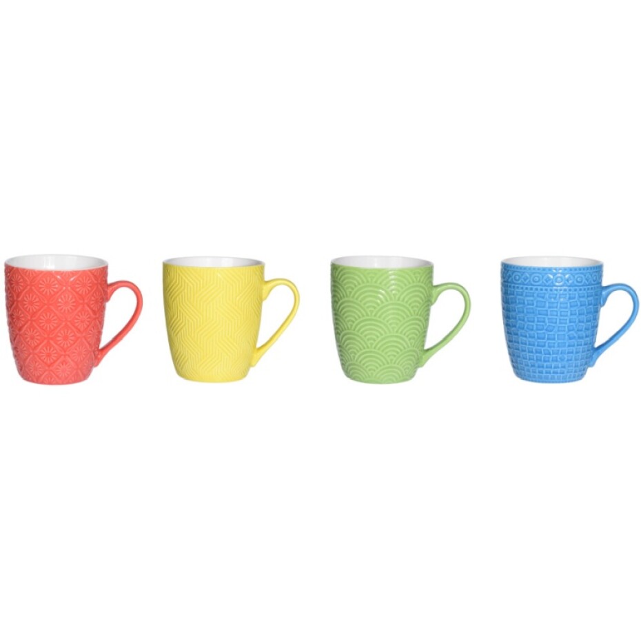 EXCELLENT Hrnek sada 4 ks porcelánový 380 ml KO-Q96000040 - main (1)