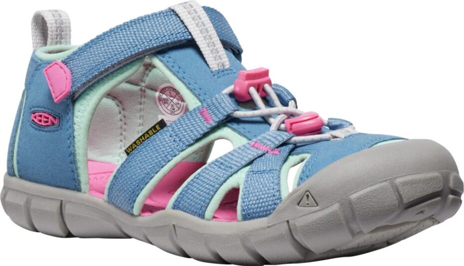 Dívčí sandály SEACAMP II CNX coronet  blue/hot pink, KEEN, 1028841/1028850 - 24 - main (0)