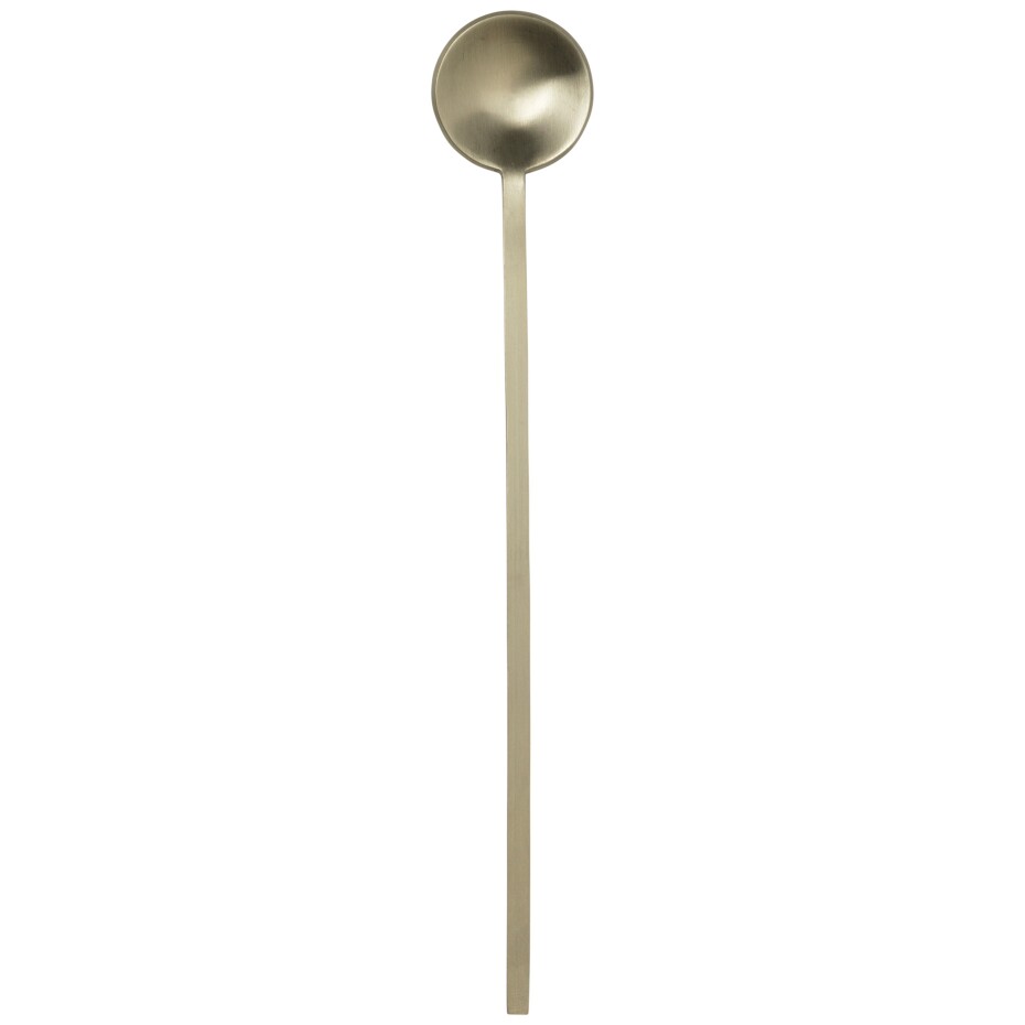 Barmanská lžíce FEIN 18 cm, zlatá, nerezová ocel, ferm LIVING - main (0)