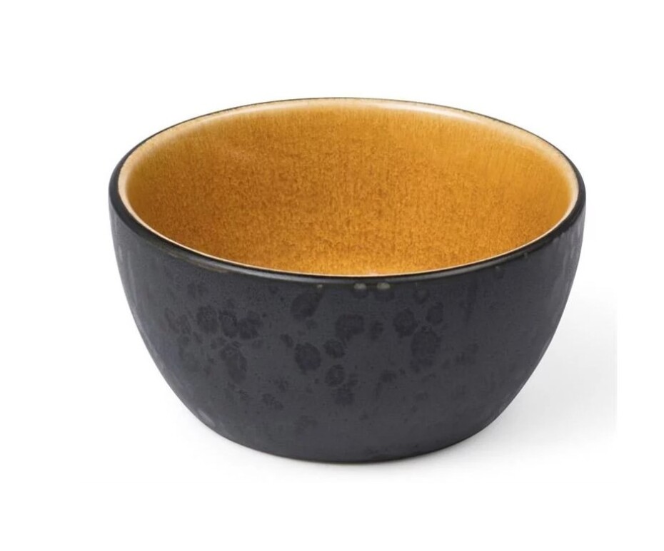 Servírovací mísa 10 cm, černá / jantarová, Bitz - main (0)