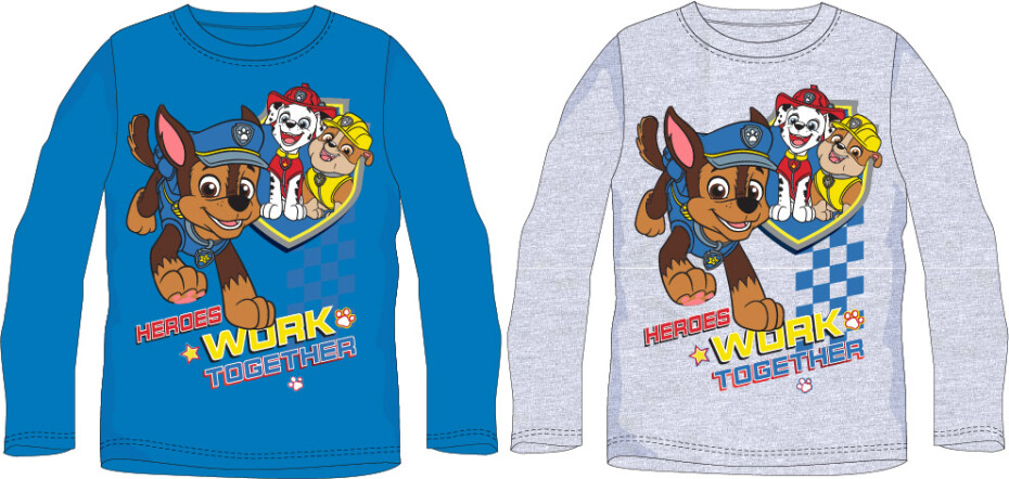 Paw Patrol - Tlapková patrola -Licence Chlapecké tričko - Paw Patrol 52021189, světle šedá Barva: Šedá, Velikost: 104 - main (0)
