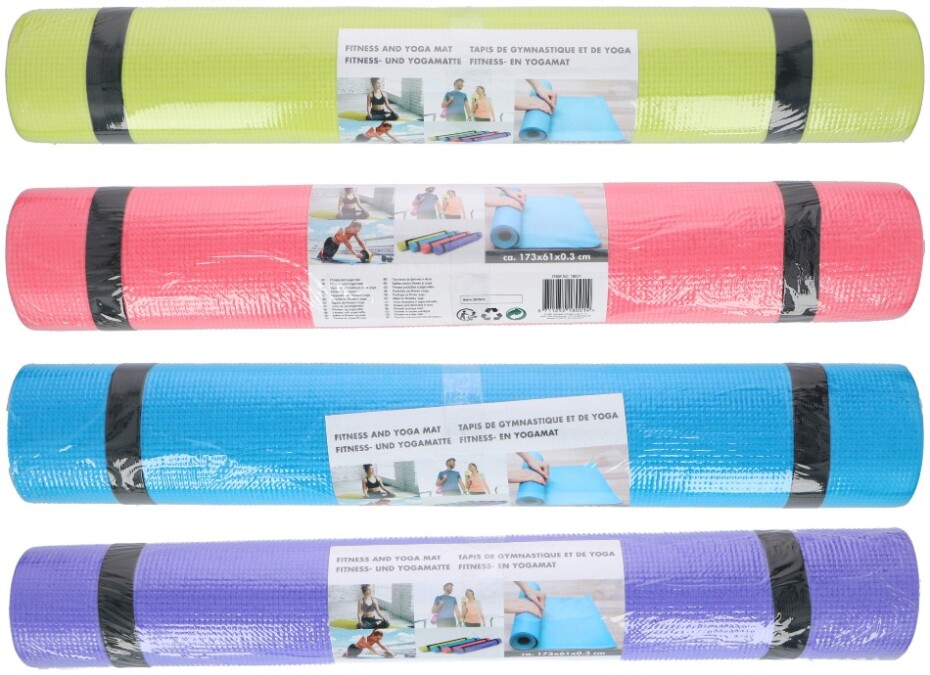 EDCO Podložka na jógu a fitness zelená ED-218001zele - main (2)