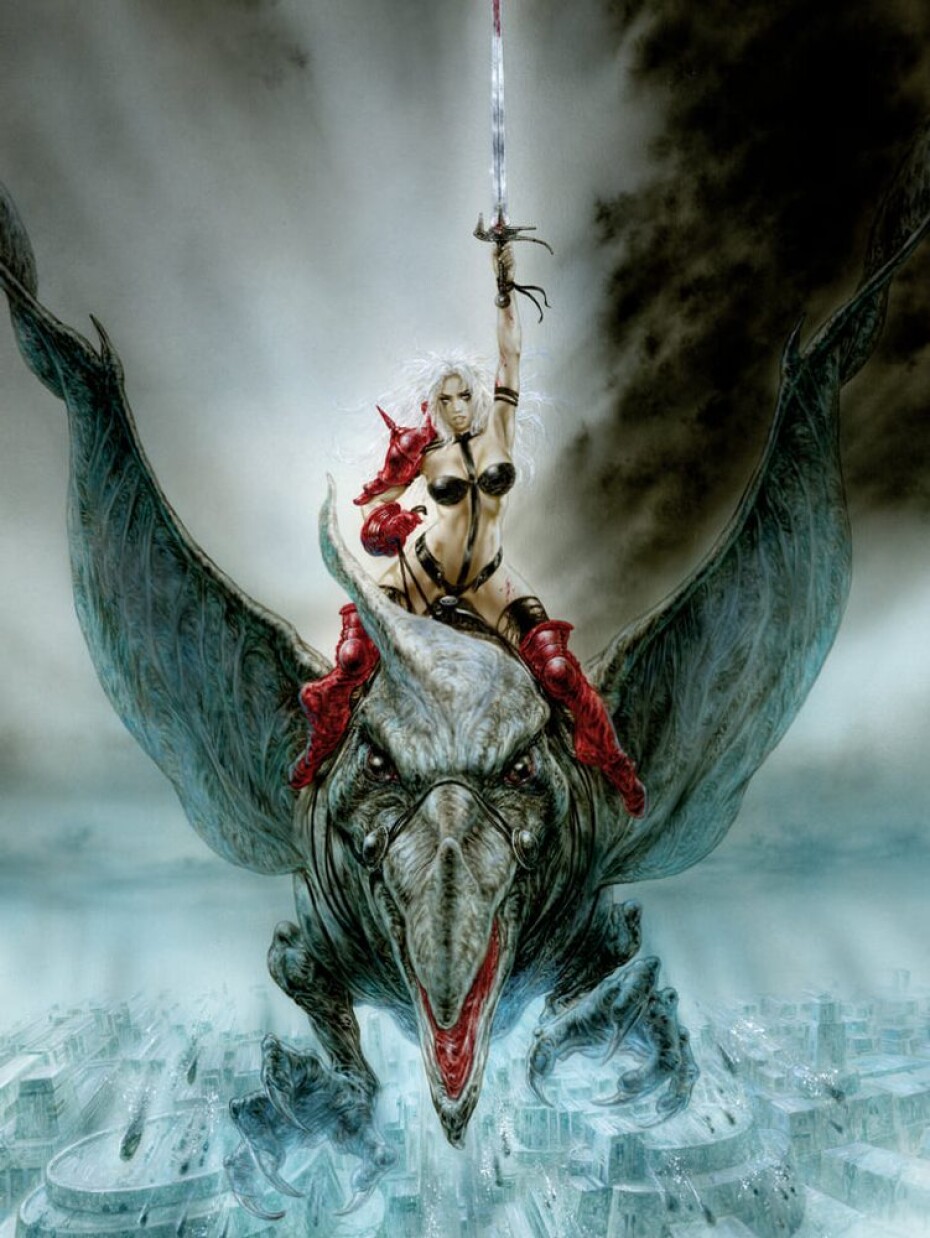 FANTASY ART OF ROYO - OFFICIAL 2024 CALENDAR (sleva - naražený roh) - main (6)