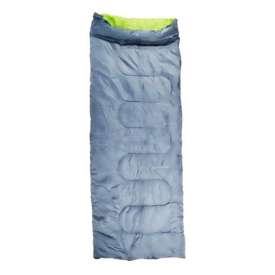 CAMP ACTIVE Spací pytel dekový šedá/zelená 72 x 190 cm ED-250138 - main (0)