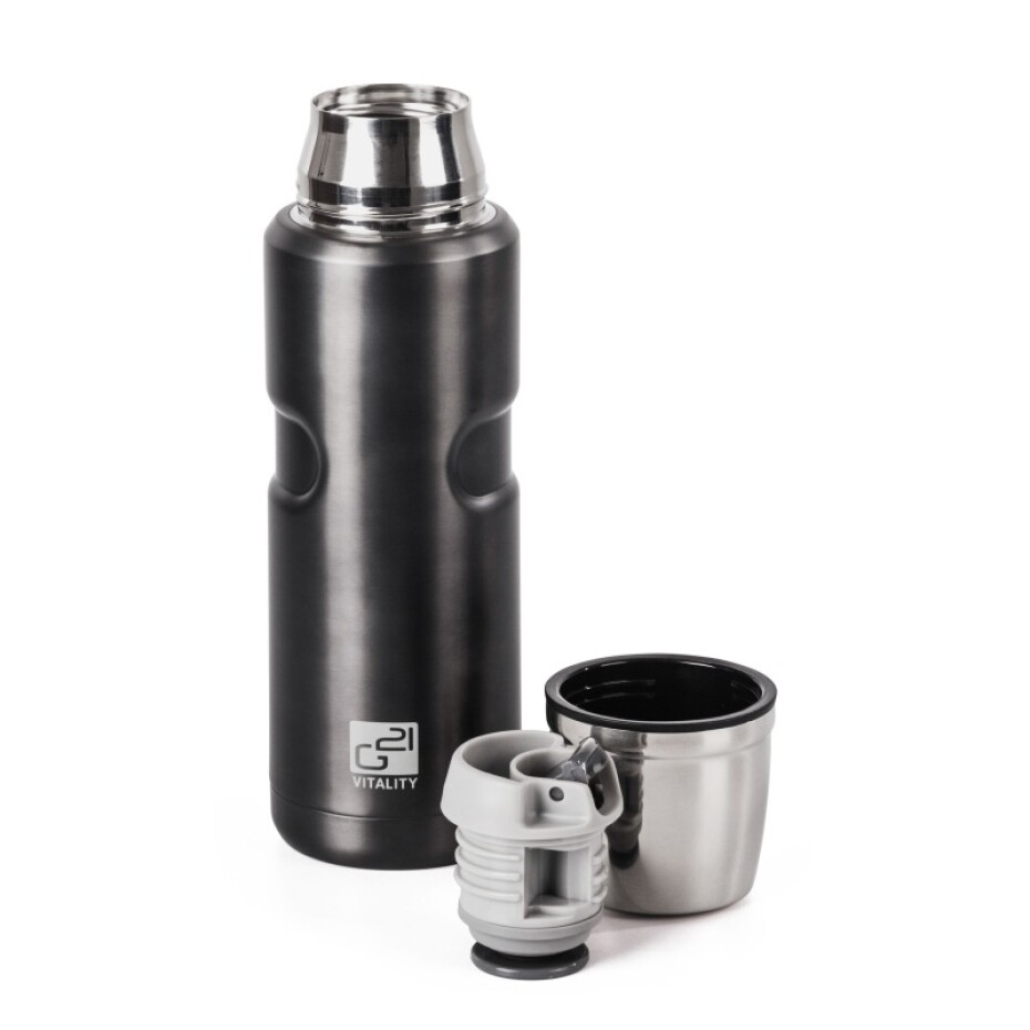 G21 Termoláhev G21 na pití, 500 ml, ocelově šedá G21-60022403 - main (1)