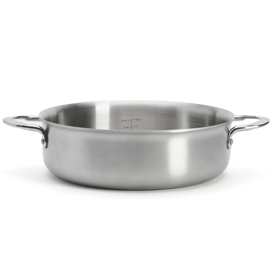 Kastrol ALCHIMY 24 cm, stříbrná, nerezová ocel, de Buyer - main (4)