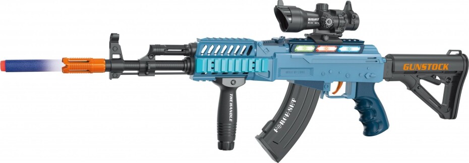 Kulomet s 12 pěnovými náboji a efekty 62 cm - main (0)