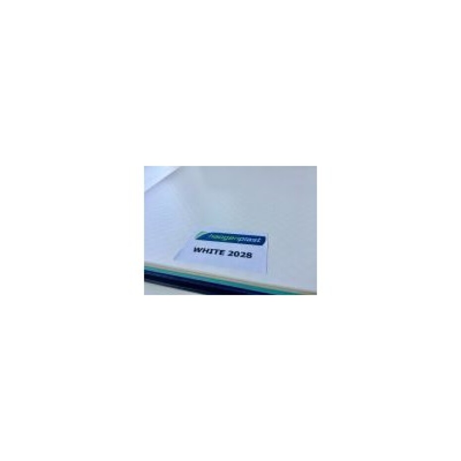 Haogenplast bazénová folie Uni colour 25 m x 1,5 mm, role 1,65 m, bílá, mat - main (1)