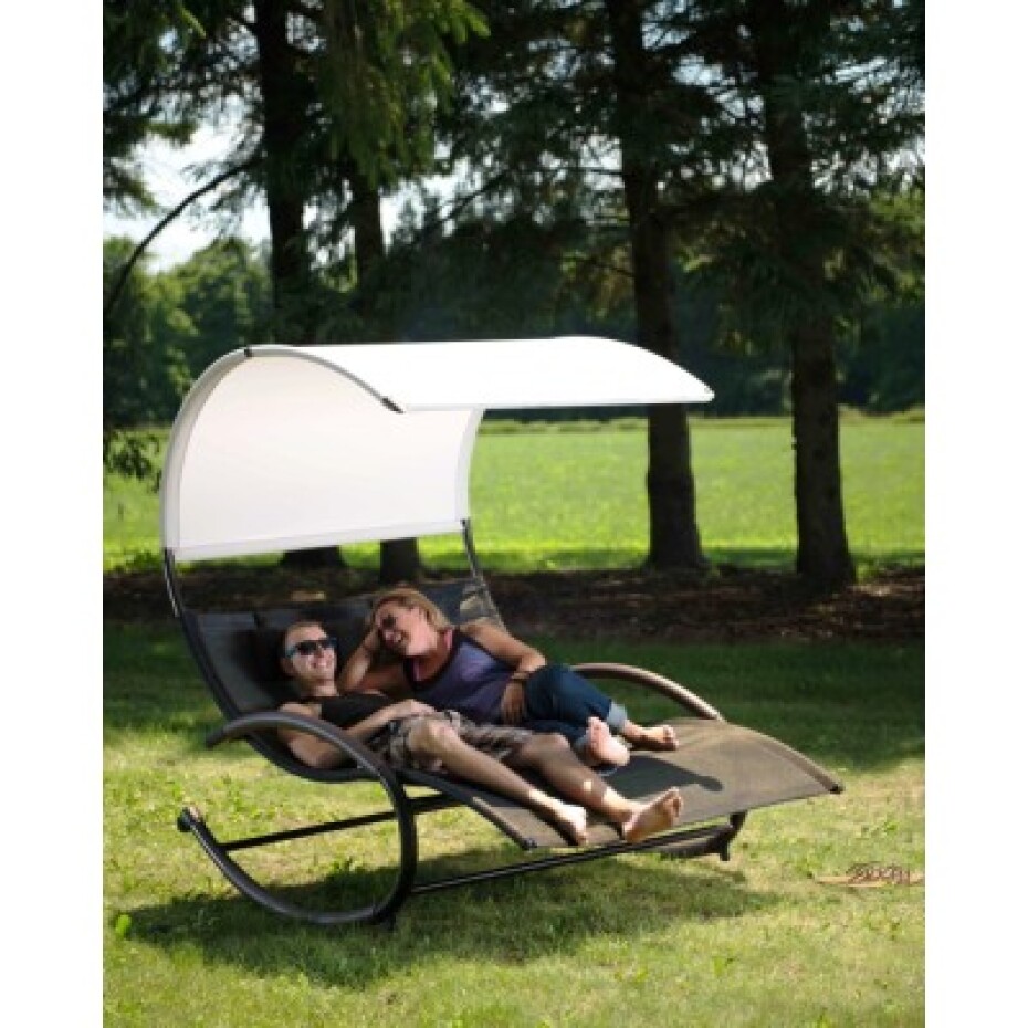 Vivere zahradní houpací postel Double Chaise Rocker NO Sienna - main (5)